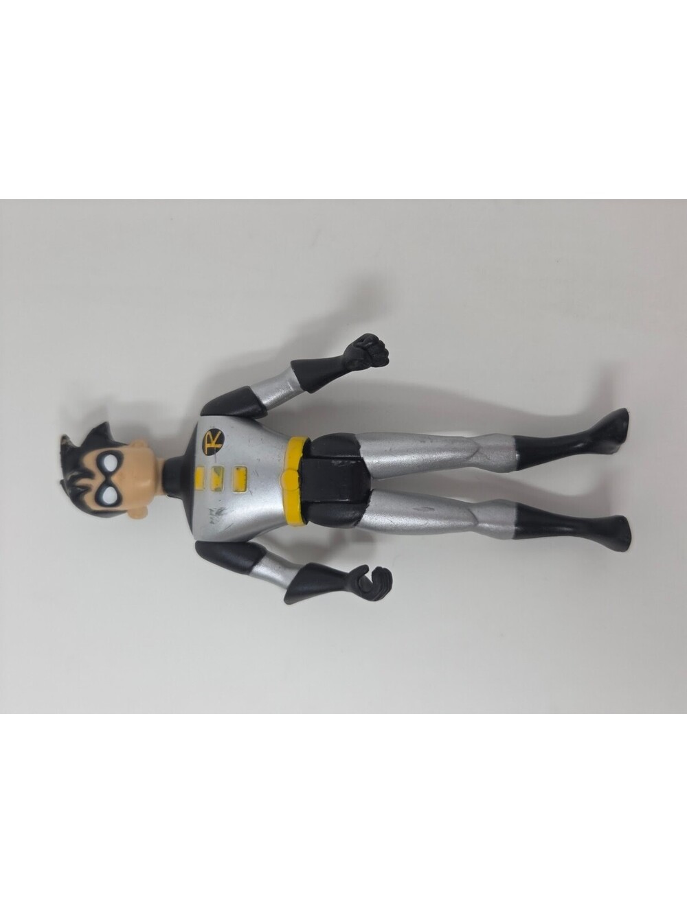 McDonalds DC Comics Robin Silver and Black Suit Toy Figure